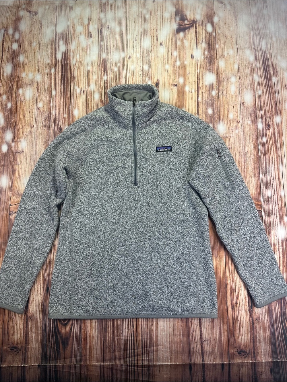 Patagonia Women's Better Sweater 1/4 Zip 
Size Medium Gray